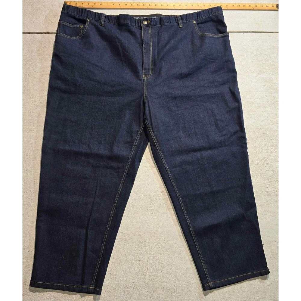 Dark Blue Harbor Bay Mens Jeans Size 54X28. Big and Tall. - 16